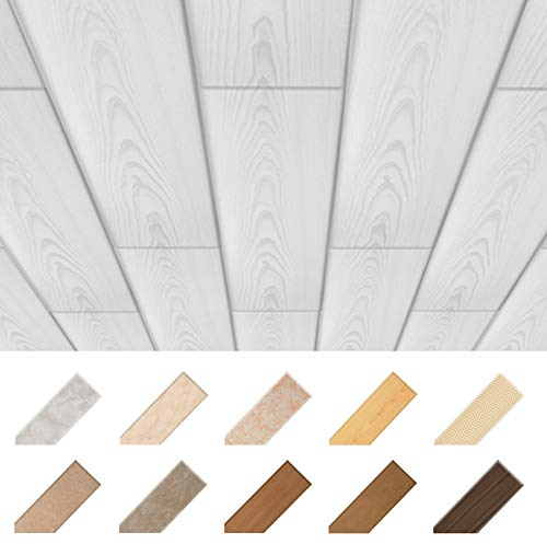 HEXIM Deckenpaneele aus XPS - Moderne Deckenverkleidung aus Styropor Kunststoff (Muster P-53) Wandpaneele feuchtraumgeeignet