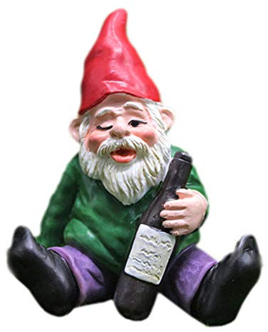 LYEAA Mini Dwarf Gnome Statue Garden Ornament Resin Fairy Micro Landscape Elf For Garden Outdoor Best Gift(C)