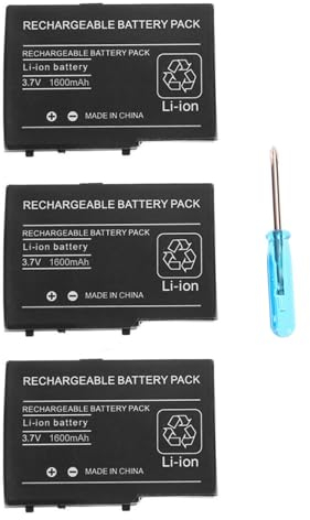 GHBOTTOM Batterie lithium-ion rechargeable professionnelle 2000 mAh 3 7 V + kit d'outils compatible avec DSL Lite batterie au lithium 3 7 V 2000 mAh + tournevis