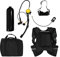 VGEBY 2L Tauchflasche Set, DS-2000 2L Mini Tauchflasche Sauerstoffflaschen Set mit Taucherbrille Taucher Schnorchelausrüstung(Schwarze Sauerstoffflasche) Tauchen