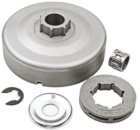 Luxuypon 3/8 -7T embrague tambor llanta piñón kit para Stihl MS271 MS291 MS 271 291 MS271C MS291C motosierra pequeña 7 Spline piezas de repuesto