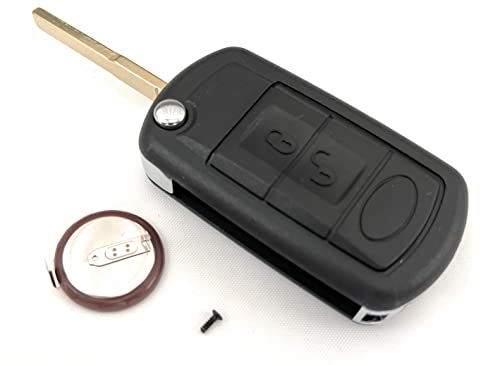 Automobile Locksmith 3 button remote key repair kit for Land Range Rover shell case battery VL2330