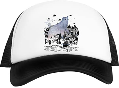 Kwantees The Fog Unisex White Cap Umweltfreundlicher Snapback