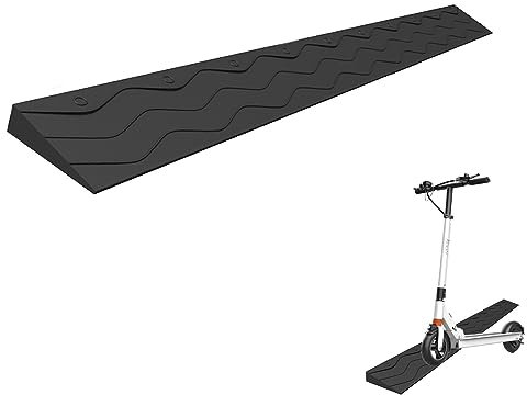 Rampe Rollstuhl Kostenlose Montage-Schwellenrampe, Rollstuhlrampe, Universelle rutschfeste Kehrtürschwelle, Treppen-Rollstuhl-Türschwelle (Size : 100x10x4cm(39.4x3.9x1.6in))