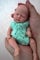 MYREBABY 7 Zoll wiedergeborene Babypuppe, Silikonpuppe Junge Jaden Mini realistische Neugeborene Babypuppen Silikon Ganzkörper Stressabbau