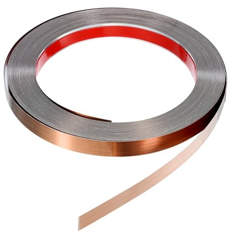 QUARKZMAN 39,4Ft x 0,59 Garniture Murale, Cadre de Garniture de Moulure à Décoller et à Coller, Garniture Bande Métallique de Finition Brossée en Acier Inoxydable auto-Adhésive, Or Rose