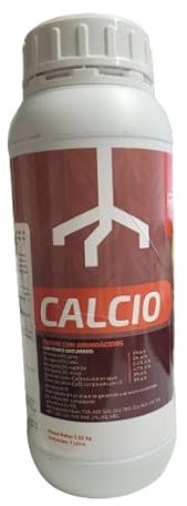 Calcio 1 litro - Soaga, abono con aminoácidos, previene y corrige la falta de calcio en plantas, soluble en agua