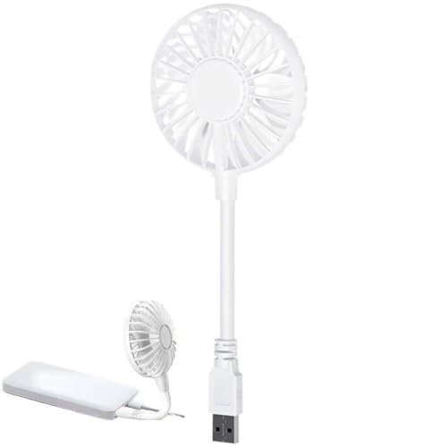 Ventilador USB Portátil, Mini Ventilador Enfriador De Aire, Ventilador De Mesa De Oficina para Acampar En Verano, Ventilador De Refrigeración USB para Ordenador Portátil