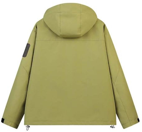 SRZYMJ Jacke Herren Ohne Kapuze Lederjacke Braun 3/4 Lang Blackpink Pullover Imprägnierspray Jacke Hoodie Oversize Lederjacke Braun 3/4 Lang Light Grün Winterjacke Herren Baumwolle M