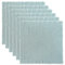 6 Stück Stoffservietten 42 X 42cm Servietten Stoff Baumwoll Stoffservietten Mit Fransen Weich Baumwoll Abendessen Cloth Servietten für Tischdekoration, Hochzeit, Abendessen (Blau)