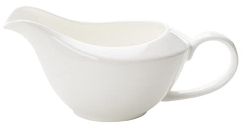 GFHTRELY Salsera Cocina Cerámica de cerámica Blanca con Mango, cafetera lechera lechera/Olla/Olla de Servicio/Olla de Crema de Leche Salsera