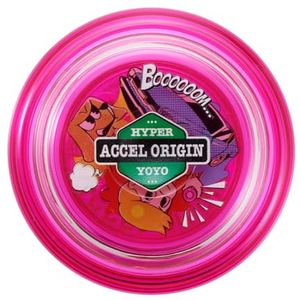 Bandai 60009 Accel Hyper Yoyo Rose Jeu d'adresse Yoyo Optimal pour Enfants de 8 Ans, avec Son système Accel, met à l'épreuve Toutes Les astuces de manière Simple et Rapide