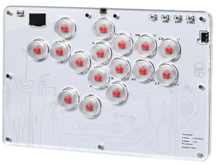 Rdxanc Claviers LED pour manette de jeu P4/Steam Switching Gameplay