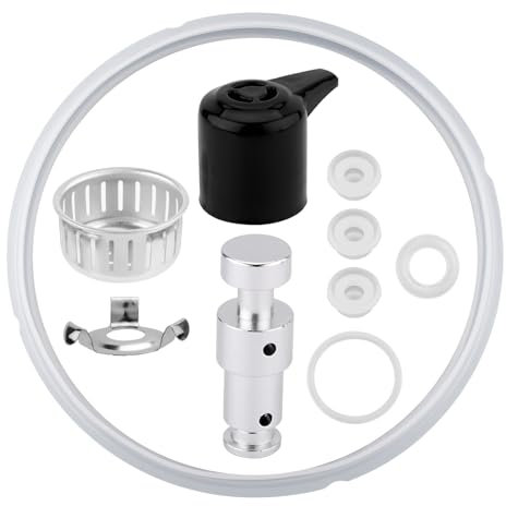 Replacement Parts Set for Instant Pot Duo 8-Qt, 9.17in & 10in Inner & Outer Diameter Silicone Sealing Ring for Pressure Cooker Accessories Kitchen Essentials
