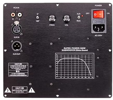 Puleuroy Nueva Placa Amplificadora de Altavoz Activo Subwoofer TPA3255 Mejorada, Placa Amplificadora Digital, de Audio Doméstico de Graves Puros
