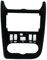 KMAGE para N&issan NP200 2009+ Radio Coche 2 DIN Marco Radio Doble DIN Adaptador Panel De CD Embellecedor Tablero Panel Radio Coche(Black Frame)