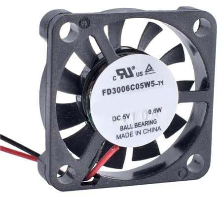 1 micro ventilateur de refroidissement FD3006C05W5 3006 30 mm 30 x 30 x 6 mm 5 V 0,6 W