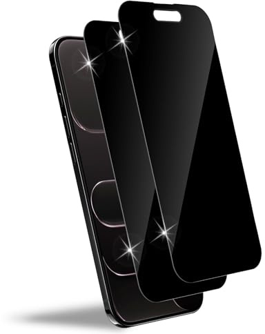 HidWee Sichtschutz kompatibel mit iPhone Air für Panzerglas, 2 Stück Privacy Panzer Schutz Glas, 9H Härte Anti-Kratzen Blasenfrei Privatsphäre Anti-Spy Schutzfolie