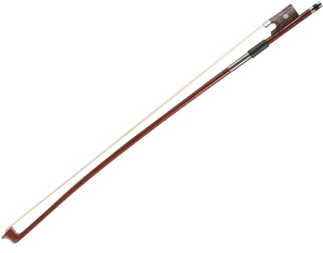 Musikalischer Bogen für 1/8 Violine, Rotes Sandelholz, Pferdehaar | Warm Klingend, für Schulorchester und Auftritte, Elegant, für Anfänger und Junge Musiker Zufällige Farbe