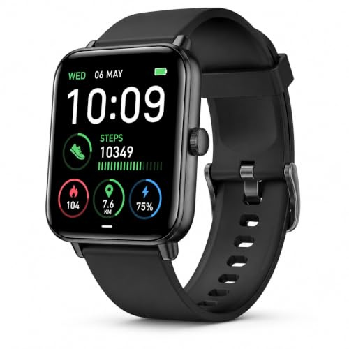 Smart Watch for Men Women, 2.01 HD Fitness Tracker Watch Bluetooth Calls | Step Counter, Heart Rate and SpO2 Reference, Sleep Tracking, 118 Sports Modes, Water Resistant Smartwatch for Android iOS