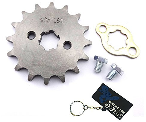 STONEDER 428 16 Zähne 17 mm Kettenrad für 50 cc 70 cc 90 cc 110 cc 125 cc 140 cc 150 cc 160 cc Motor ATV Quad Pit Dirt Trail Bike