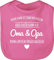 Baby Lätzchen - Sprüche - Oma und Opa um den Finger wickeln Großeltern - Unisize - Pink - geschenke zur geburt lustige babysachen spruch omas latz babykleidung lustig spruche oma/opa sabberlatz