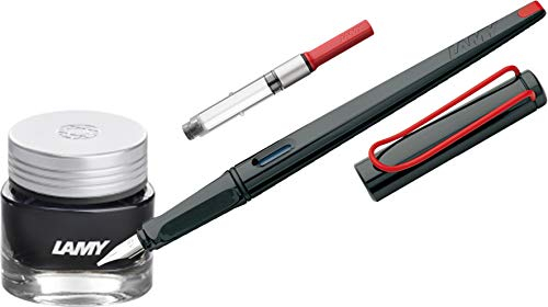 Lamy Kalligraphie-Set (Füller + Tinte + Konverter, Grau)
