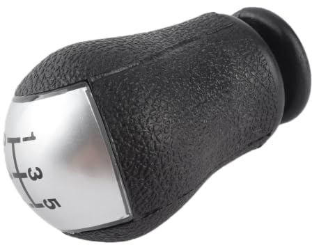 VGEBY1 Perilla de Cambios, Palanca de Cambios Universal de Aluminio de 5 velocidades MT Palanca de Cambios para Focus Mondeo MK3 Nuevo(Plata)