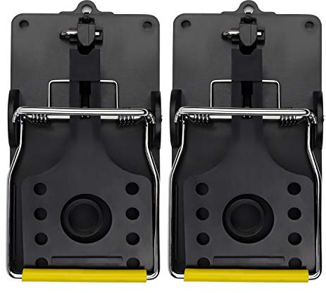 Ratkil Rat Traps - 2 x Large Heavy Duty Rat Traps That Kill Instantly - Reusable Rat, Mouse Rodent solution