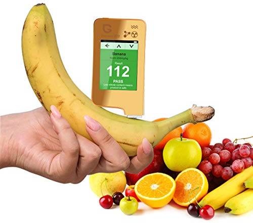 Greentest 6 in 1ECO 5 + Fischnitrat-Tester-Analysator, Strahlungsdetektor-Geigerzähler, Wasserzähler TDS PPM, Tester für Gemüse, Obst, Fisch, Fleisch für Lebensmittelsicherheit