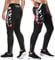 NICEWIN Radlerhose Fahrradhose Herren Lang mit Sitzpolster 4D Gepolsterte Radhose Atmungsaktiv Schnell Trocknend stoßfeste Elastisch Hosen,S,Rot