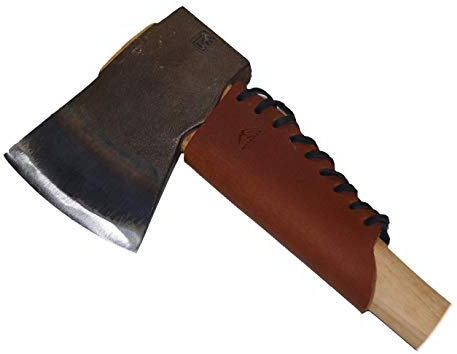 Wisemen Trading Large Overstrike Axe Guard, Handle Guard, Axe Collar (Brown)