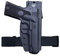 1911 Holster OWB Kydex for Colt Commander 1911 .45 / 9mm / 4.25 / 4.5 / PT1911 Gun Holster, Außerhalb Bund tragen tragen 1.5-2 Inch Belt Clip with Leggings - Commander 1911 Holster OWB