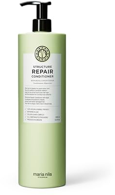 Maria Nila - Structure Repair Conditioner, 1 l - Entwirrende Spülung für geschädigtes & chemisch behandeltes Haar - Mit Algenextrakt & Colour Guard Complex - Vegan & Tierfreundlich - Extragroß