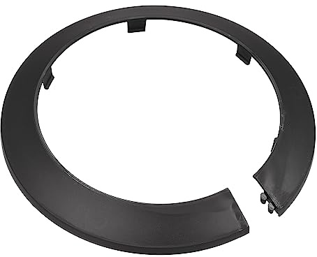sourcing map Heizungsrohr Abdeckung Ø 110mm - 4 Stk. Duscharmatur, Schwarz | Rohrabdeckung - Rohrabdeckung Wasserhähne, Rohre, Heizkörperrohre