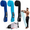 Elvire Long Resistance Bands – Rutschfestes Gewebe-Übungsband – 3 Loop Resistance Band Damen & Herren mit 3 Widerstandsstufen für Ganzkörpertraining, Stretching, Fitness, Klimmzüge & Krafttraining