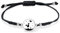 Miss Lovie Mary Poppins Armband Damen Teenager Mädchen Stoff Witzig Lustig Handmade Cabochon Edelstahl Schwarz Weiß Perfekt für Fasching Karneval Kostüm für Erwachsene
