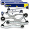 BESTPRICE 2x Querlenker Vorderachse links & rechts hinten unten, 2x Querlenker Vorderachse links & rechts vorne unten, 2x Koppelstange Kompatibel mit BMW 5er (E60), 5 Touring (E61)