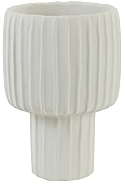 Light & Living Vase Maja - Keramik - Weiß - 24x35x24 cm (BxHxT)