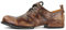 OSSTONE Stivali da moto per uomo Woody Browm Caviglia camminare moda Lace-Up Pelle Chukka Stivali Uomo Scarpa Casual OS-6015-1-C-10-R