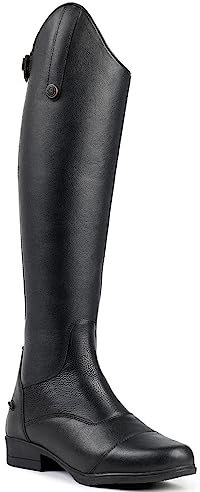 Moretta Carla - Stivali da equitazione lunghi in pelle, da donna, Nero , 37