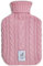 Öko Kaschmir-Merinowolle Wärmflasche Luxus Wärmeflasche - 2Liter (Rosa)