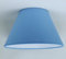 35 cm Lampenschirm, Kegel, Baumwollstoff mit weißer PVC-Rückseite, handgefertigtes Produkt, für Tischlampe, Stehlampe (Hellblau)