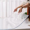 Zhaomi Película Protectora De Mesa De PVC Transparente, Mantel Transparente con Borde Biselado Impermeable E Inodoro De 0,8 Mm, Funda De Mantel Transparente, Adecuada para Mesas (100x200cm/39x79in)