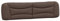 vidaXL Kopfteil Kissen, Kopfteilkissen mit Reißverschluss, Rückenkissen mit hervorragender Rückenlehne, Kopfkissen Lesekissen, Braun 200cm Kunstleder