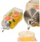 Dispensador de bebidas para nevera Dispensador de bebidas de vidrio 3L con dispensador de bebidas frías para bebidas frías, fuentes de agua de enfriadores