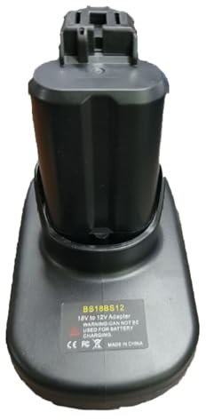 TPDL EIN18BS12 Akku Adapter für Einhell auf für Bosch Professional 12V System GBA Werkzeugs, Batterieadapter Konverter für Einhell 18V Power X-Change Akku auf Für Bosch 12V Serie Elektrowerkzeug