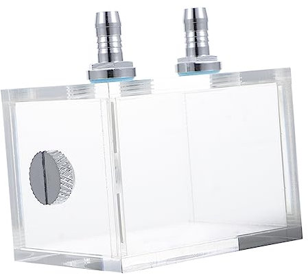 TINEASUR Wasserkühltank Pc Computer Cpu Flüssigkeitskühler Reservoir Acrylbehälter Transparent Für Bequeme Beobachtung Und Einfaches Nachfüllen