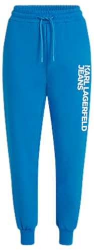 Karl Lagerfeld Jeans Text Logo Slim Sweatpant, Women, Beige, Pants