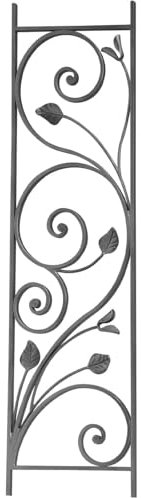 IAM DESIGN Zierelement 1000x275mm aus geschmiedetem Eisen passend zu Schmiedeeisen Treppengeländer